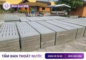 Tấm đan làm sàn thoát nước