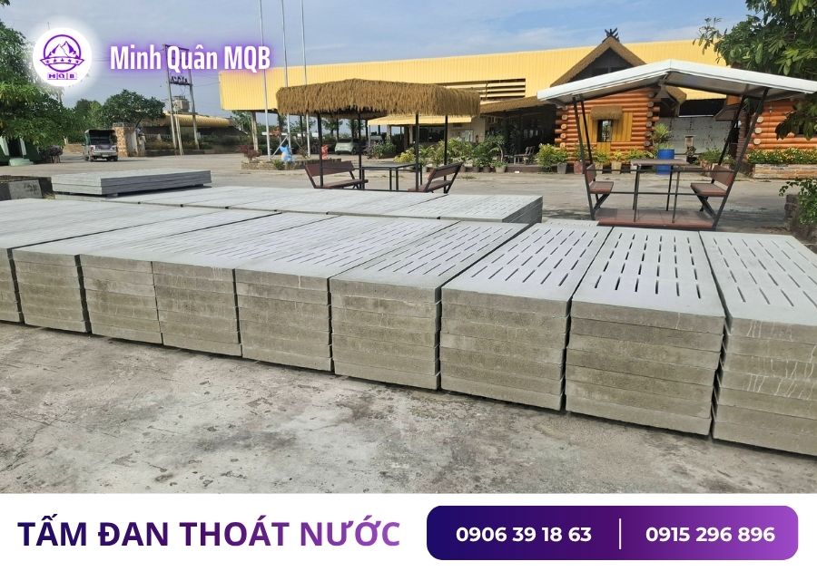 Tấm đan sàn thoát nước đúc sẵn