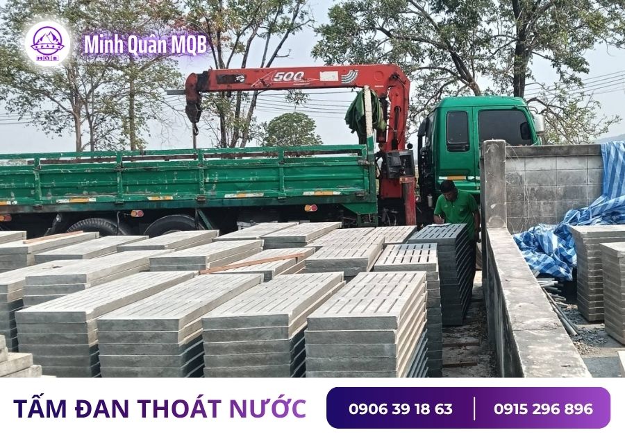 Tấm đan sàn thoát nước KCN