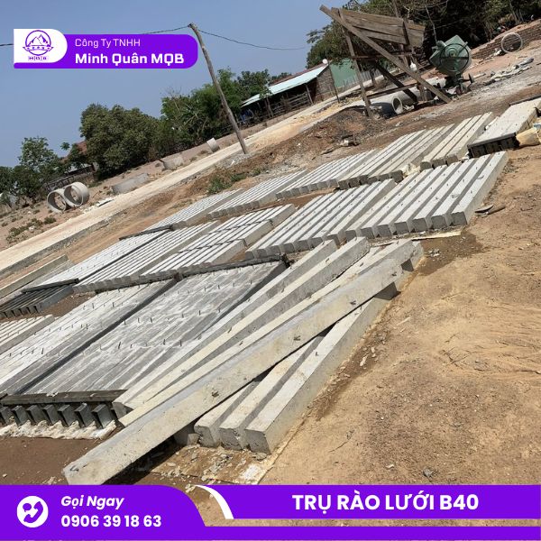 Trụ bê tông đúc sẵn tại Miền Nam
