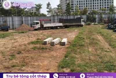 Trụ hàng rào đúc sẵn