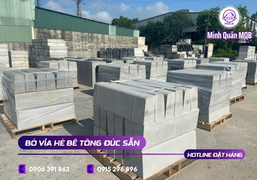 Bó vỉa đứng
