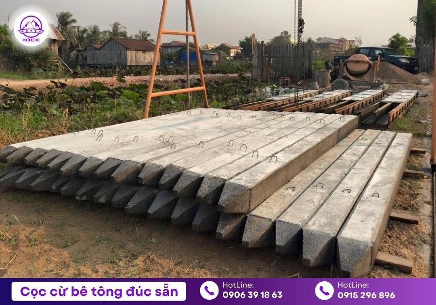 Cọc vuông chống sạt lở