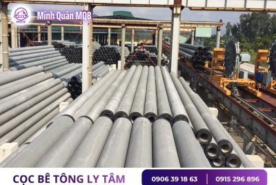 Cọc bê tông chống lún