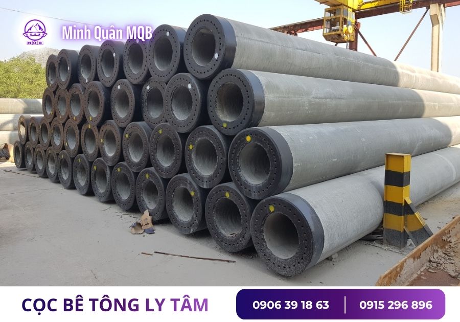 Cọc bê tông chống lún đúc sẵn
