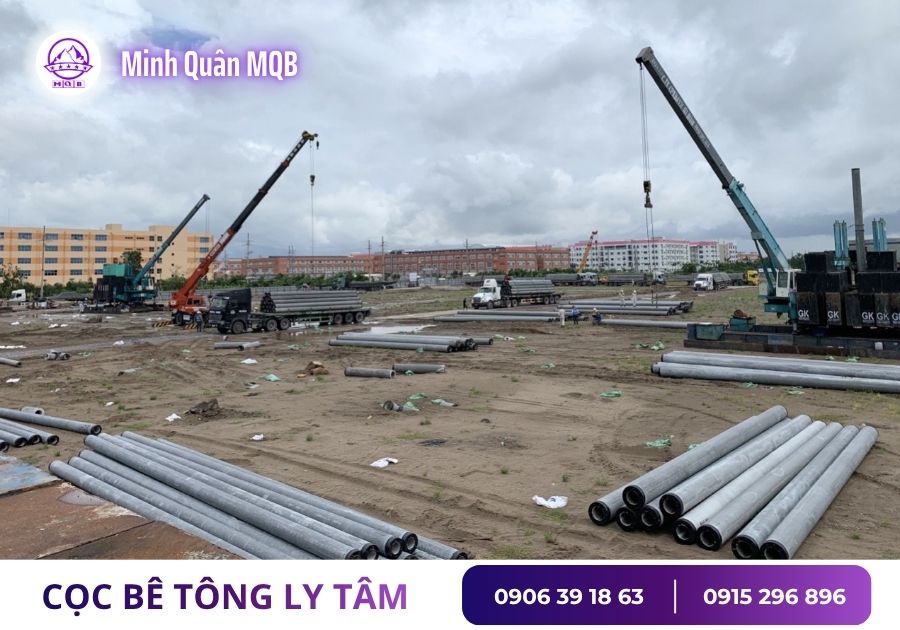 Cọc bê tông chống lún ly tâm