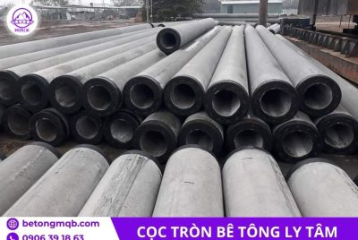 Cọc bê tông ly tâm D400 đúc sẵn