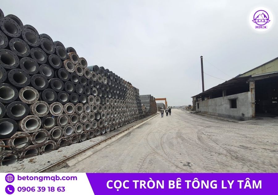 Cọc bê tông ly tâm D400 làm móng