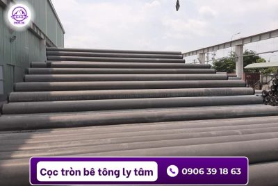 Cọc bê tông PC chóng lún