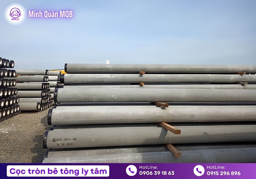 Cọc ly tâm bê tông chịu lực