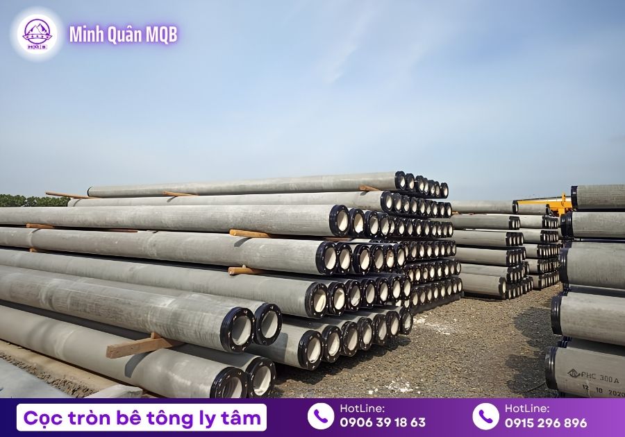 Cọc ly tâm bê tông dự ứng lực