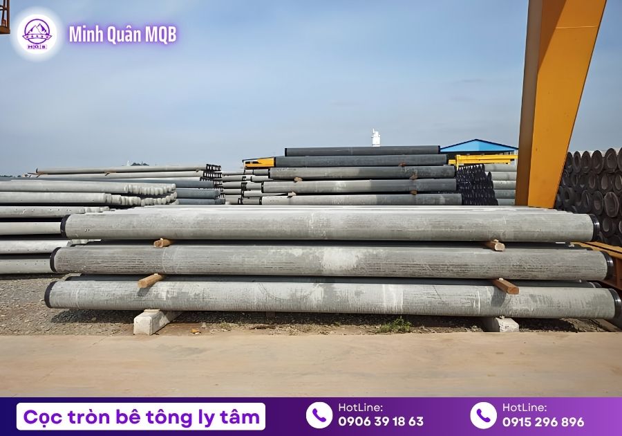 Cọc ly tâm bê tông đúc sẵn