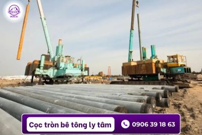 Cọc ly tâm D600 đúc sẵn