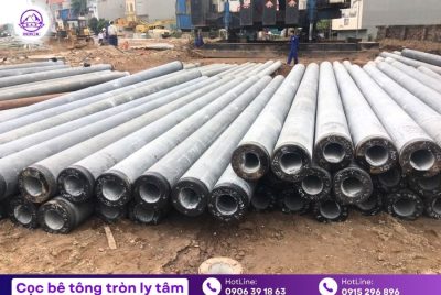 Cấp cọc tròn ly tâm D300 uy tín tại Miền Nam 6 Cọc tròn ly tâm D300 chống lún