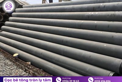 Cấp cọc tròn ly tâm D300 uy tín tại Miền Nam 9 Cọc tròn ly tâm D300 đúc sẵn