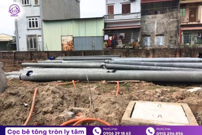 Cấp cọc tròn ly tâm D300 uy tín tại Miền Nam 8 Cọc tròn ly tâm D300 làm móng