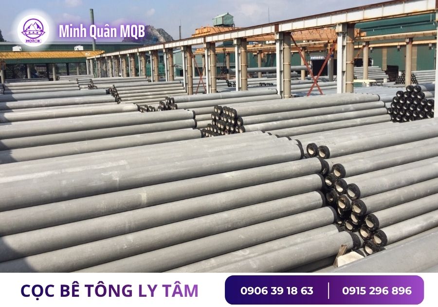 Cọc tròn ly tâm làm móng