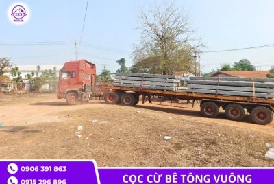 Cọc vuông bê tông cốt thép đúc sẵn