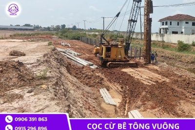 Cọc vuông bê tông cốt thép tại TPHCM