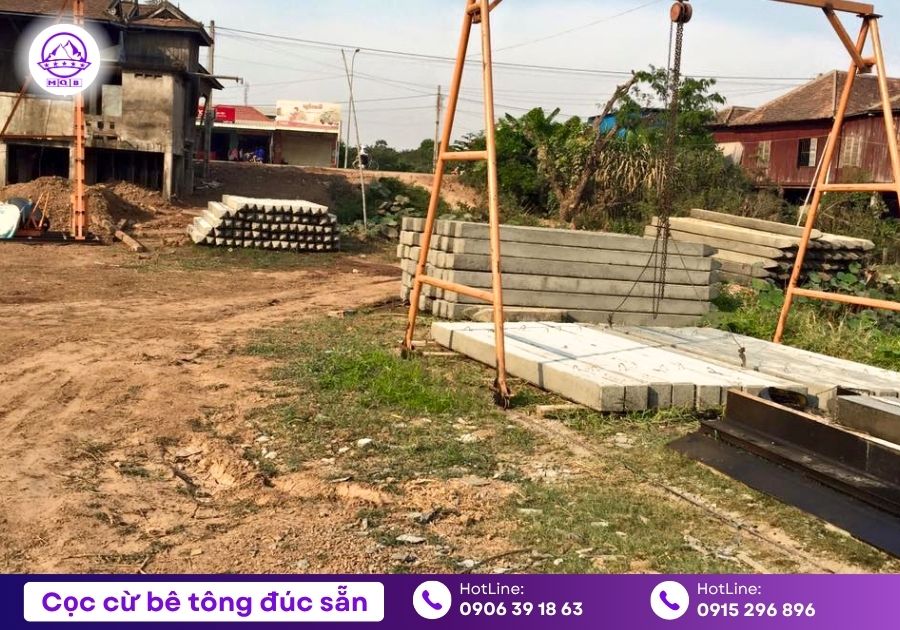 Cọc vuông bê tông dự ứng lực uy tín