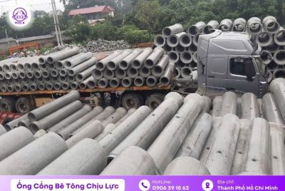 Cống ly tâm tại Cần Giờ 4m