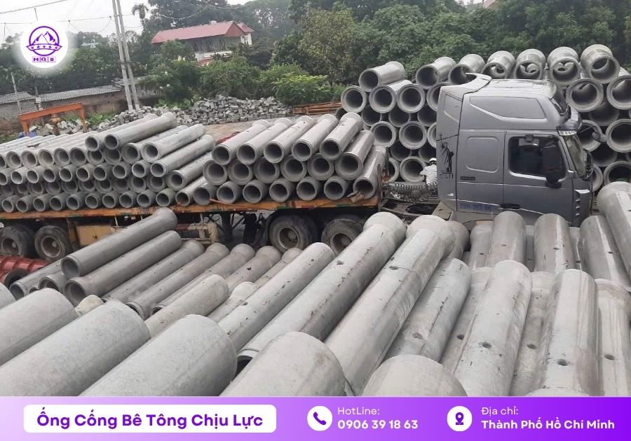 Cống ly tâm tại Cần Giờ 4m