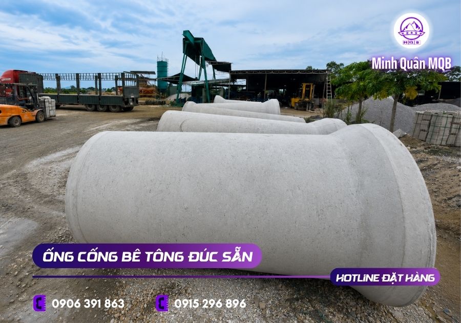 Cống rung ép thoát nước chịu lực đúc sẵn