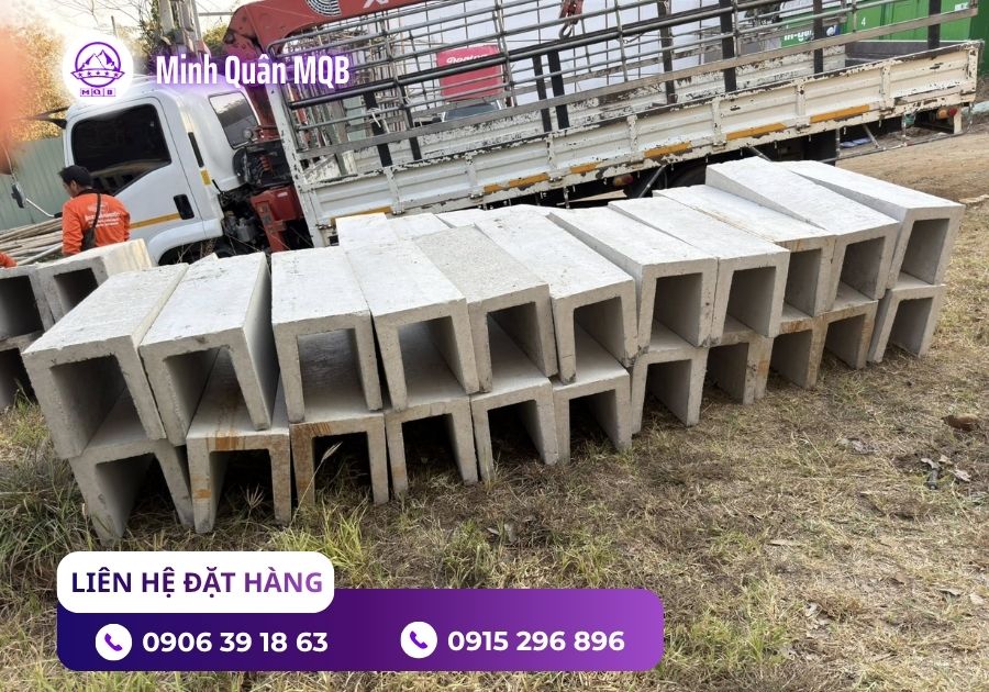 Rãnh chữ U thoát nước mưa đúc sẵn