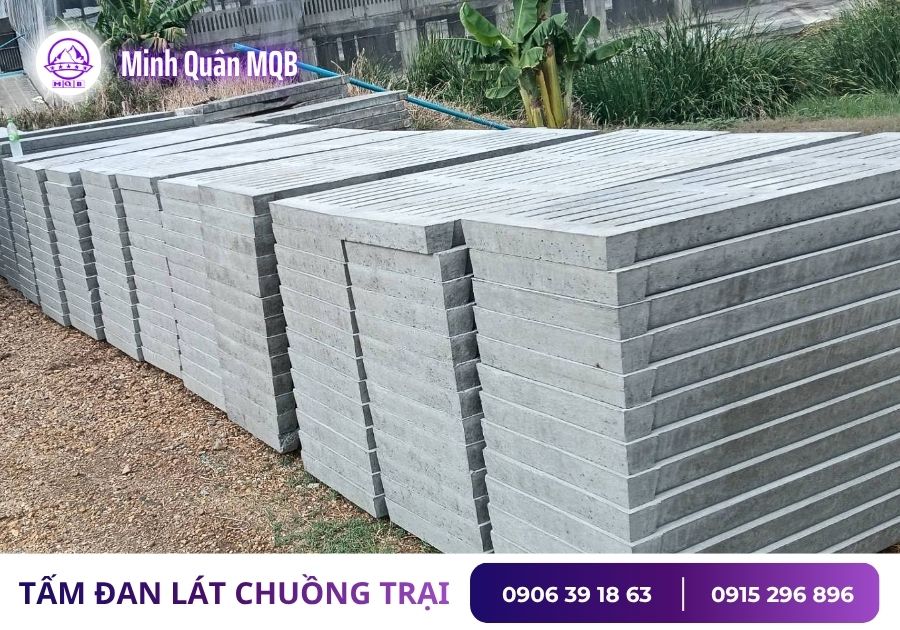 Tấm sàn bê tông có khe thoát nước