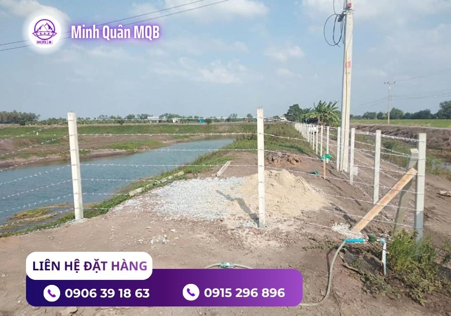 Trụ bê tông 90x90x2500mm đúc sẵn