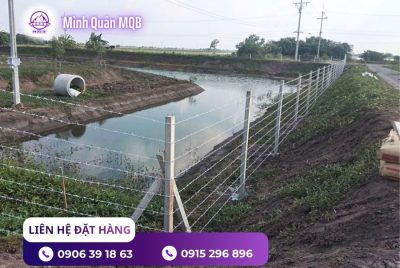 Trụ bê tông rào đất 90x90x2000mm