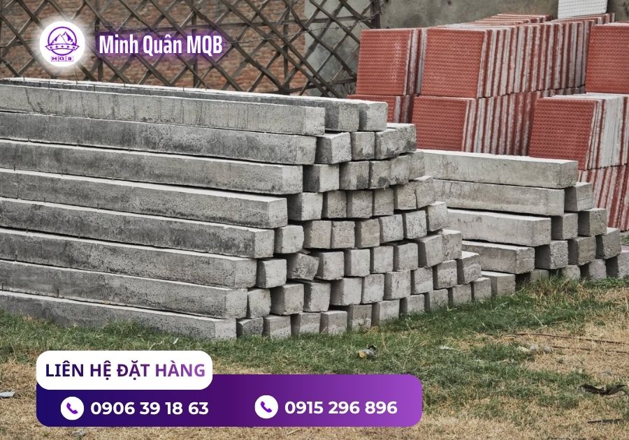 Trụ bê tông rào lưới