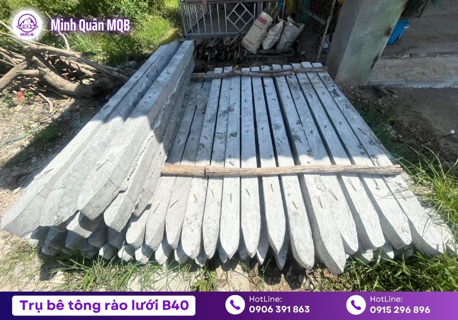 Bán trụ bê tông Vĩnh Long rào đất, trồng cây 3 tru be tong tai vinh long gia re