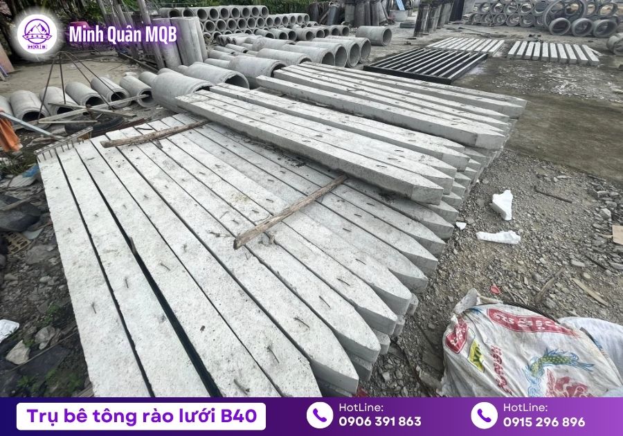 Bán trụ bê tông Vĩnh Long rào đất, trồng cây 4 tru be tong tai vinh long rao dat
