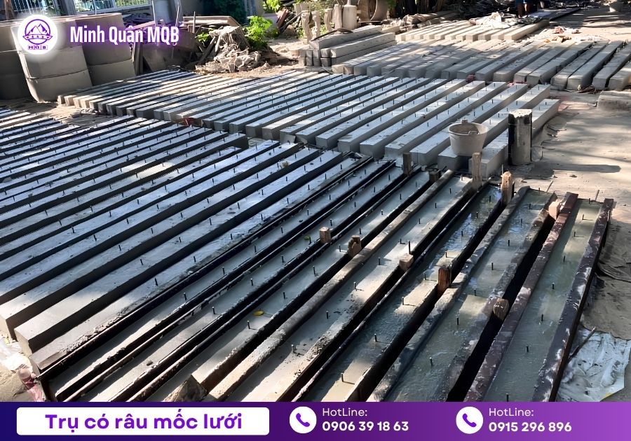 Trụ rào 100x100x2500mm tại Tây Ninh gía rẻ