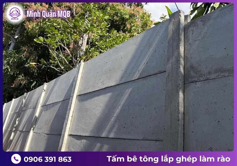 Bán Hàng Rào Bê Tông Lắp Ghép Giá Xưởng Tại Miền Nam 1 Bê tông lắp ghép giá xưởng