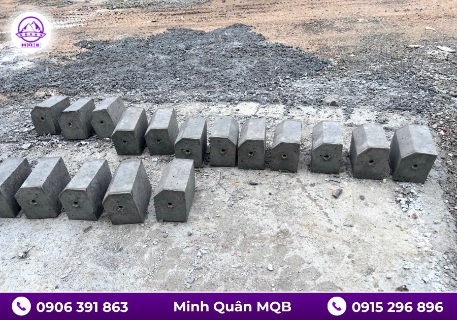 Nhận Sản Xuất Bó Vỉa 0.25m 2 Bó vỉa 0.25m đúc sẵn