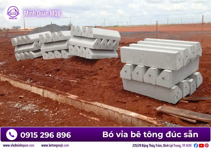 Bó vỉa 23x26 sẵn hàng, giao nhanh khu vực Miền Nam 11 Bó vỉa 23x26