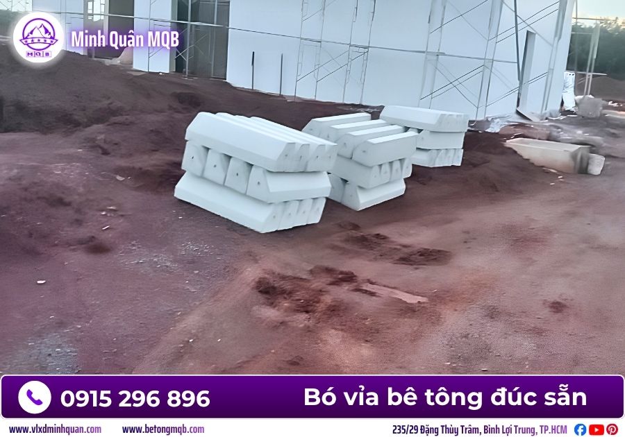 Bó vỉa 23x26 sẵn hàng, giao nhanh khu vực Miền Nam 10 Bó vỉa 23x26 giao nhanh