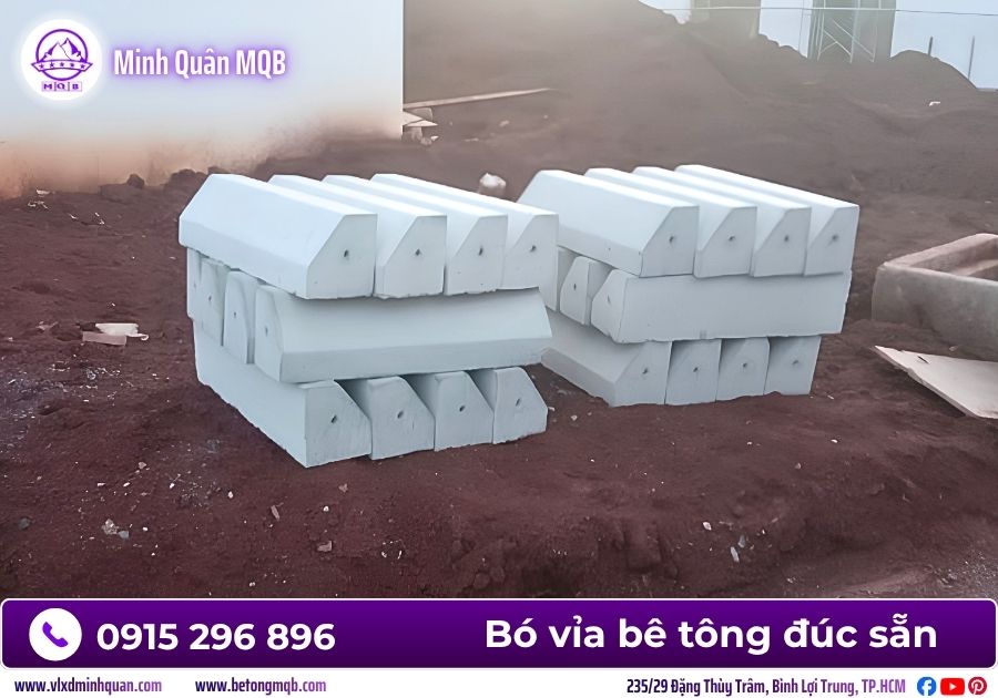 Bó vỉa 23x26 sẵn hàng, giao nhanh khu vực Miền Nam 12 Bó vỉa 23x26 sẵn hàng