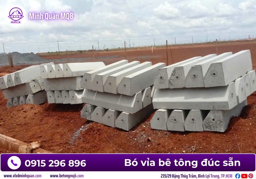 Bó vỉa 23x26 sẵn hàng, giao nhanh khu vực Miền Nam 13 Bó vỉa 23x26 tại Miền Nam