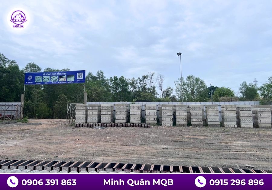 Bó vỉa hè bê tông đúc sẵn tại Miền Nam