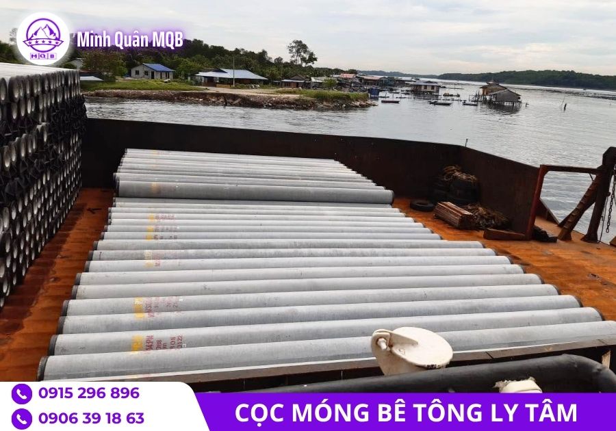 Cọc ly tâm dự ứng lực làm móng chịu lực