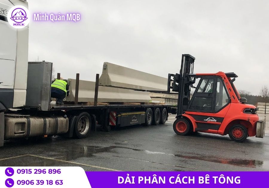 Dải phân cách đúc sẵn cao cấp