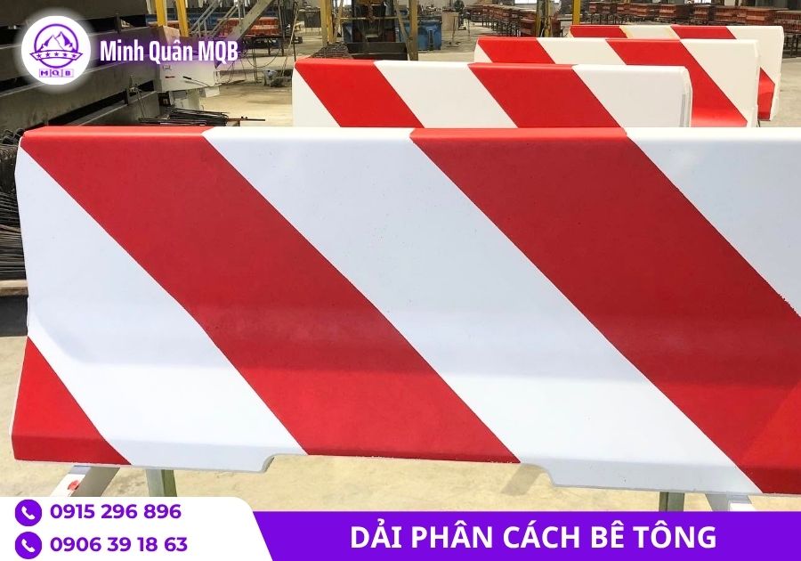 Dải phân cách đúc sẵn phổ biến