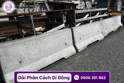 Dải phân cách tại Bình Thạnh
