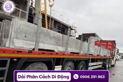 Giá dải phân cách tại Bình Thạnh
