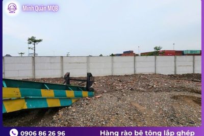 Hàng rào bê tông lắp ghép