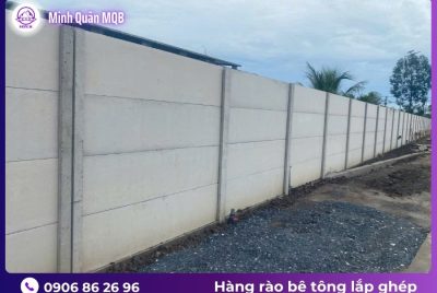 Cung cấp hàng rào bê tông lắp ghép chất lượng cao 8 Hàng rào bê tông lắp ghép cho xưởng