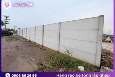Cung cấp hàng rào bê tông lắp ghép chất lượng cao 7 Hàng rào bê tông lắp ghép giá rẻ